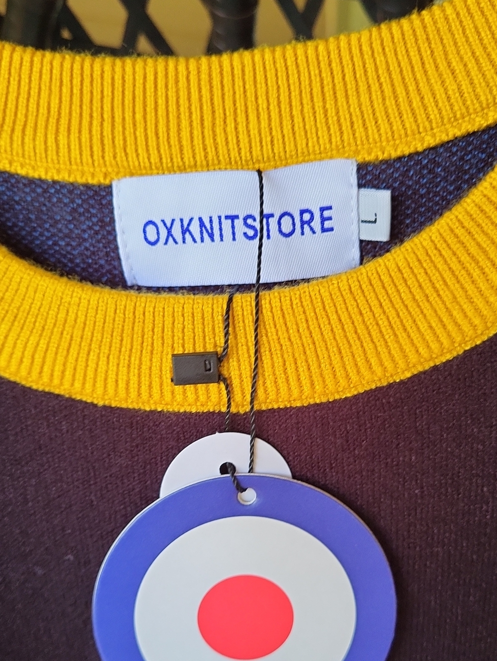 ✨️ NWT Cosmic Intarsia Short Sleeved Sweater - Picture 2 of 10